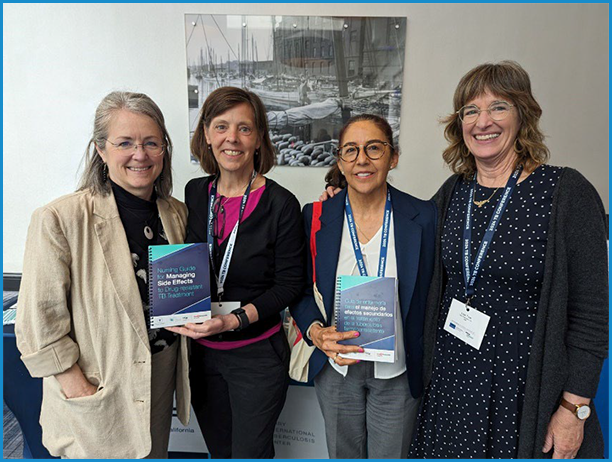Nursing Guide co-authors (l to r): Ann Raftery, RN, PHN, MS; Carrie Tudor, PhD, MPH, RN; Catalina Navarro, BSN, RN; Lisa True, RN, MS