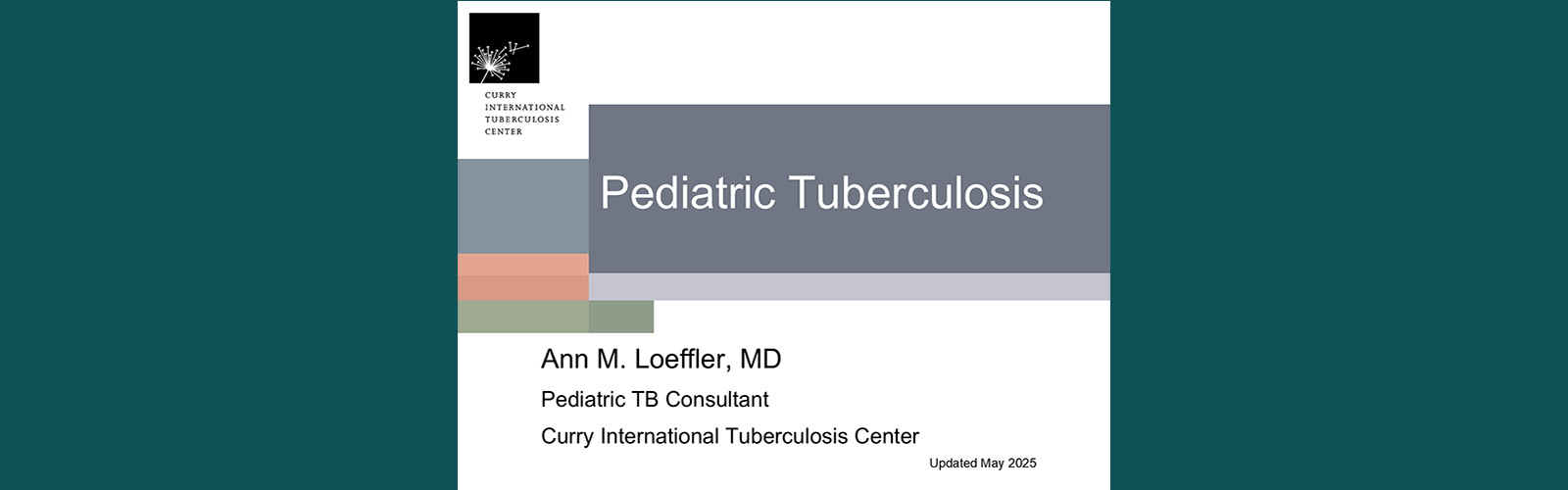 pediatric tb home page promotion